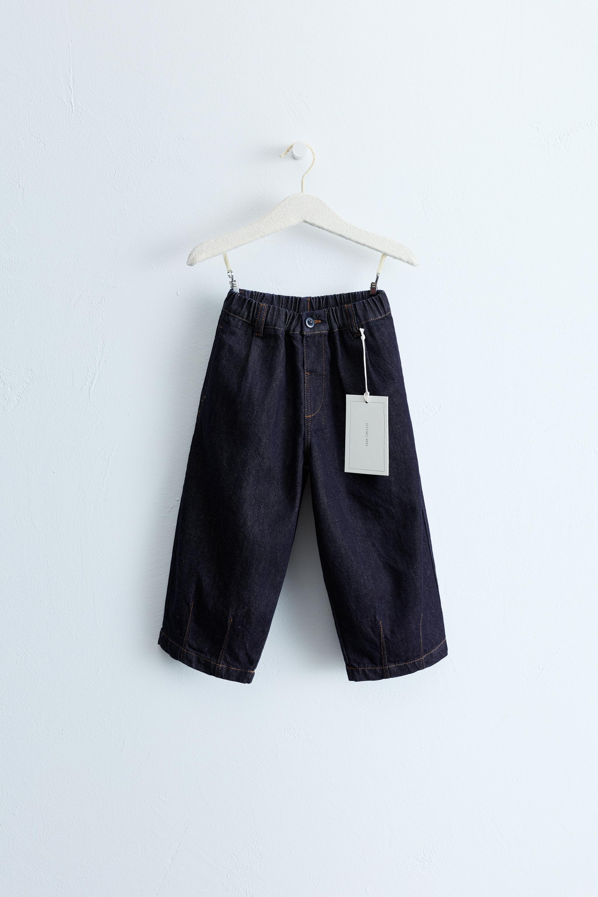 ZARA TIMELESS - PLEATED STRAIGHT LEG JEANS